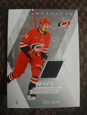 2025 UPPER DECK ARTIFACTS SETH JARVIS NHL REMNANTS GAME-USED RELIC HURRICANES 