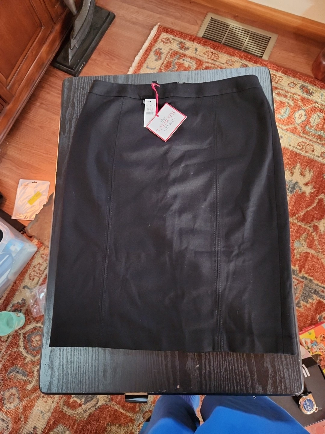 Talbots Classics 6 skirt Pints/jersey Stretch new With Tag Retail $89.50 Pencil