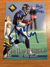 1994 Ed McCaffrey Auto  Pro Line Live NY Giants