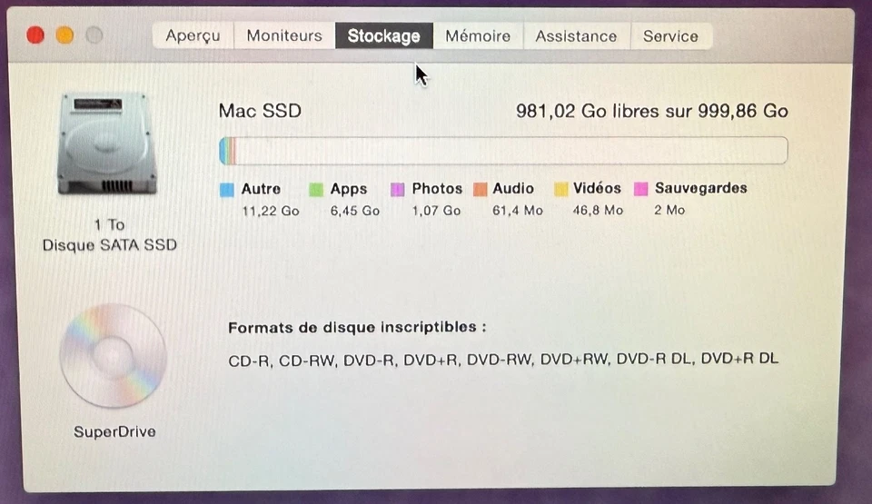 APPLE MACBOOK PRO • INTEL CORE 2 DUO • 2.4 GHZ • 15.4” • A1286 • SSD 1To • OSX - Photo 3/4