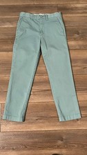 Crewcuts kids boys' size 8 green slim stretch adjustable waist chino pants