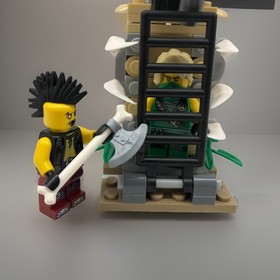 Retired LEGO Boulder Blaster #70747 Ninjago Eyezor Lloyd Minifigure and Trap