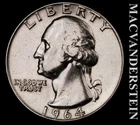 1964 Washington Quarter- Silver- Scarce High Grade Luster- No Reserve #L5604