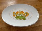 Vintage 1970s Thomas (Rosenthal) Germany 'Summer' Oval Serving/Steak Plates x2