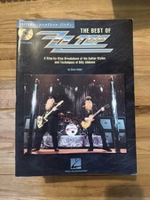 The Best Of ZZ TOP Guitar Signature Licks HAL LEONARD Guitar Tab Book w/ CD