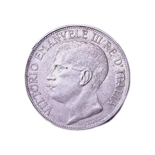 Moneta in argento Regno d'Italia 2 lira 1911 Vittorio Emanuele Cinquantenario - Picture 4 of 4