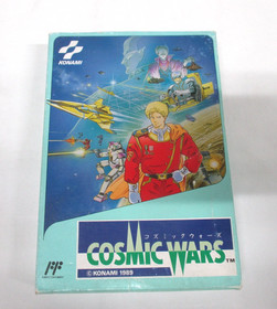 NES -- COSMIC WARS -- Box. Can data save! Famicom, JAPAN Game. KONAMI. 10237