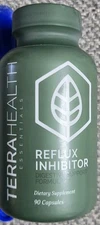 Terra Health Essentials Reflux Inhibitor Relieve Indigestion 90 Capsules BB 9/27