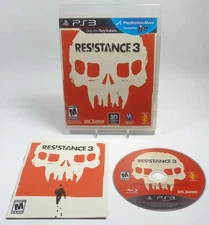 Resistance 3 (Sony PlayStation 3, 2011) PS3 CIB w/ Manual