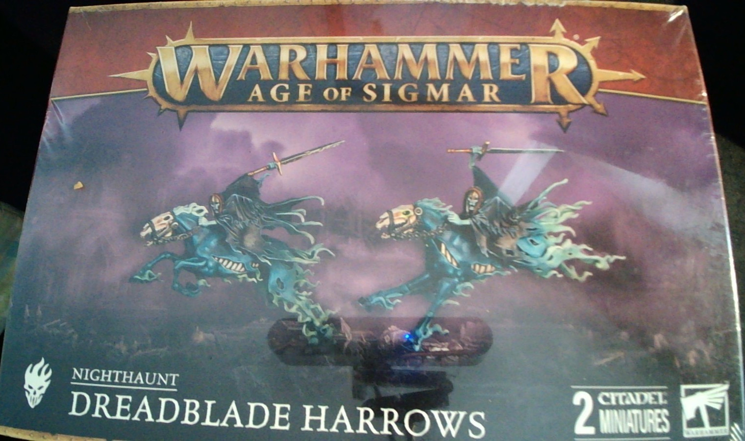 Warhammer : Age of Sigmar - Nighthaunt. DREADBLADE HARROWS. 2 miniatures. New