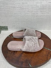 Vince Slippers Womens Size 7 M Kenia Slide Beige Faux Shearling Comfort Slip On