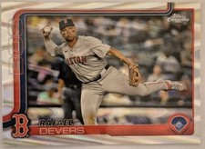 2025 Topps Chrome - Rafael Devers #127 RayWave Refractor