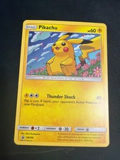 Pikachu SM206 Sm Holo cosmos holo sun and moon promo scratch on the back pokemon on eBay