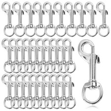 30 Pcs Swivel Snap Hooks for Dog Leash Heavy Duty 2.75" Swivel Clip Clasp Sin