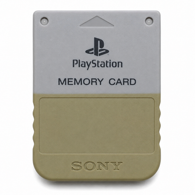 初代 PlayStation Memory Card Sony Playstation 1 PS1 Official OEM 15 Block Memory Card Import