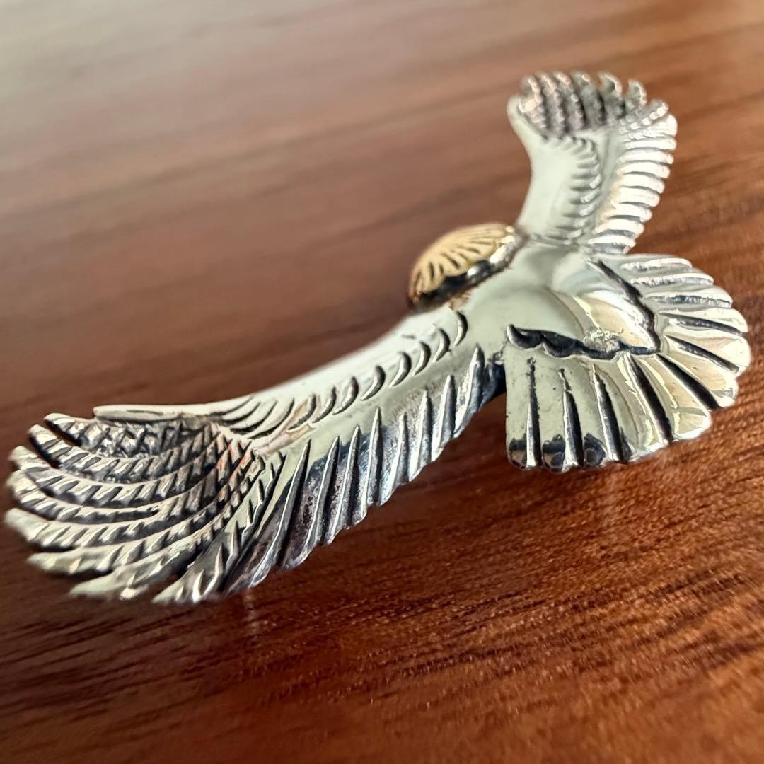 Silver 925 Native Eagle Pendant Solid New Jewelry… - image 3