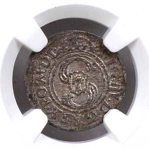 Poland  Lithuania 1 Schilling 1624 NGC MS 61 UNC Silver Sigismund Vasa