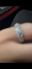 VVS raised pointer diamond ring