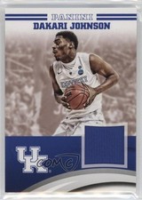2016 Panini Kentucky Wildcats Memorabilia Dakari Johnson #DJ-UK pu3
