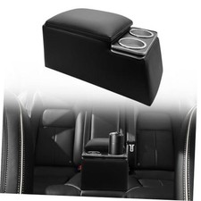 Universal Truck Seat Organizer with Armrest Padded Lid, Black General style