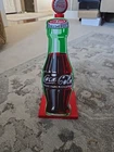 Vintage Coca-Cola Contour Bottle Wooden Paper Towel Holder