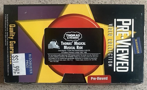 Thomas & Friends Thomas’ Magical Musical Ride VHS Video Tape Former Blockbuster - Picture 3 of 7