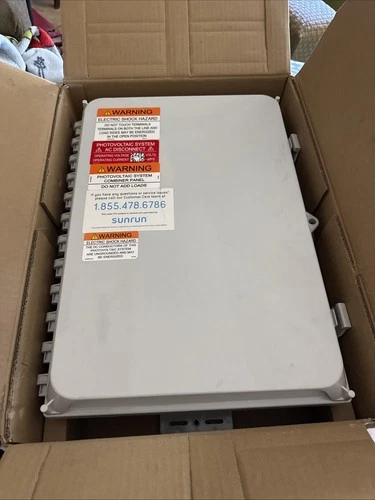 NEW OPEN BOX GENUINE Enphase X-IQ-AM1-240-3C-HDK Gray Inverter MPN 880-00978-07