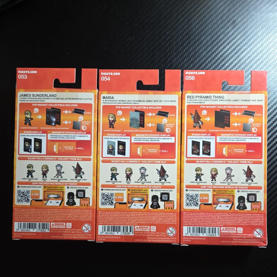 Silent Hill 2 Figgyz. James Sunderland, María, Cosa Pirámide Roja. 1ª Edición Foto 4 de 4