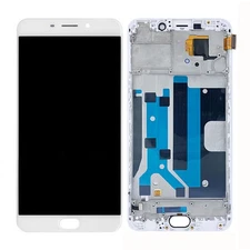 LCD Display+Touch Screen Digitizer W/ Frame Assembly For OPPO R9 PLUS X9079 WHT