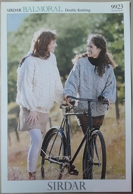 Neu Orig Sirdar Balmoral DK Damen Cardigan & Pullover 30''-44'' Strickmuster 9923