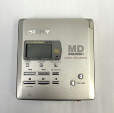 Sony MZ-R55 Walkman Portable MiniDisc MD Recorder - Tested & Works