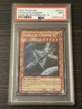 Yugioh Satellite Cannon DR04 - EN241 Secret Rare PSA 9