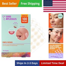 Pimple Patches for Face, 100 Pack   Ultra-Thin Hydrocolloid Acne  Zit Patche...