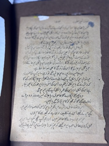 Vintage/Antique Indian Mughal Miniature Painting Matted Manuscript (Z84) - Picture 6 of 10