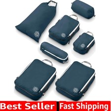 Large Compression Packing Cubes for Travel-Packing Cube Luggage Organizers 7 ...