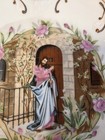 Vintage Jesus Knocking On Door Decorative Wall Plate W/Gold Tone Trim EXCELLENT — photo 2