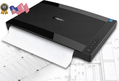 VIISAN 3120 A3 Large Format Flatbed Scanner 1200 DPI Scan 12 x 17 in 8 se NEW