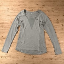 Nike Zonal Cooling Long Sleeve Top, Women's XS, Micro Perforation- Style Dots