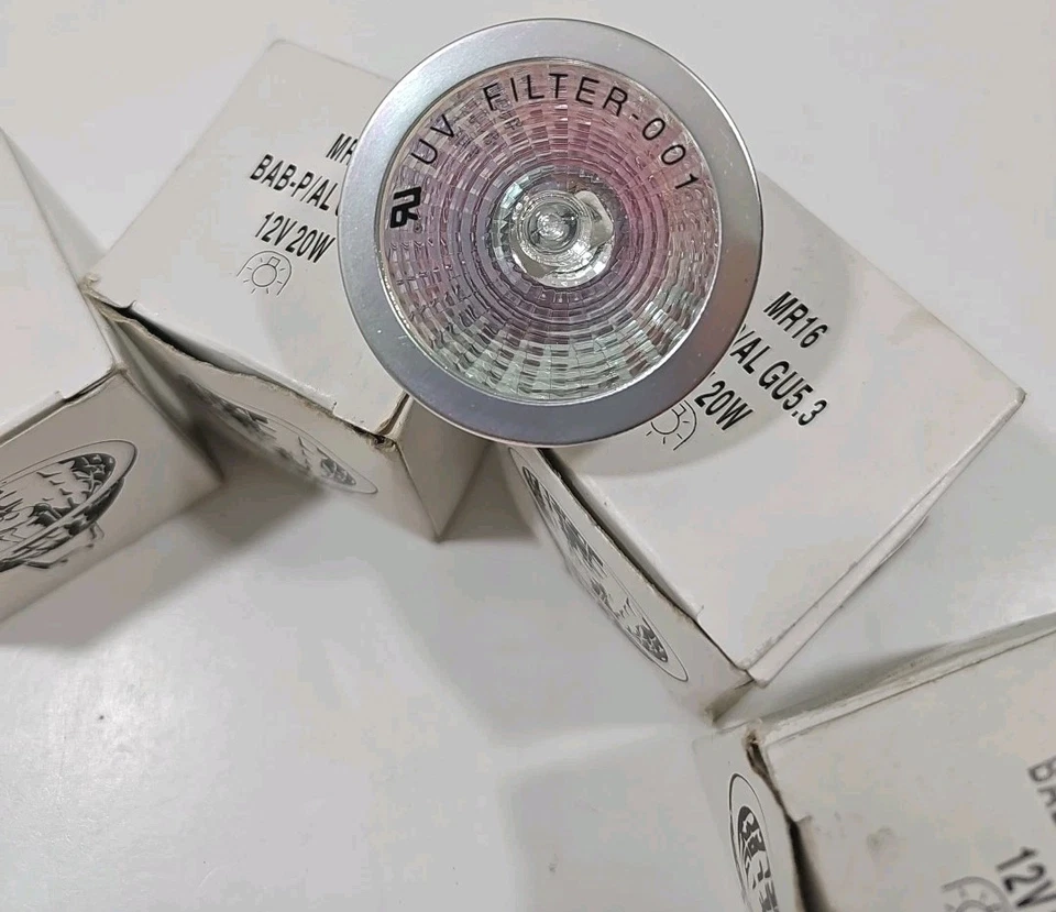 DISPLAY LAMP MINI # MR16 BAB-P/AL GU5.3 12V 20W FTD W-A-C LIGHTING NEW~Lot Of 5~ - Image 3 of 4