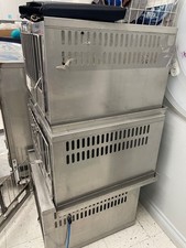 3 stainless steel cat/small dog veterinary cages