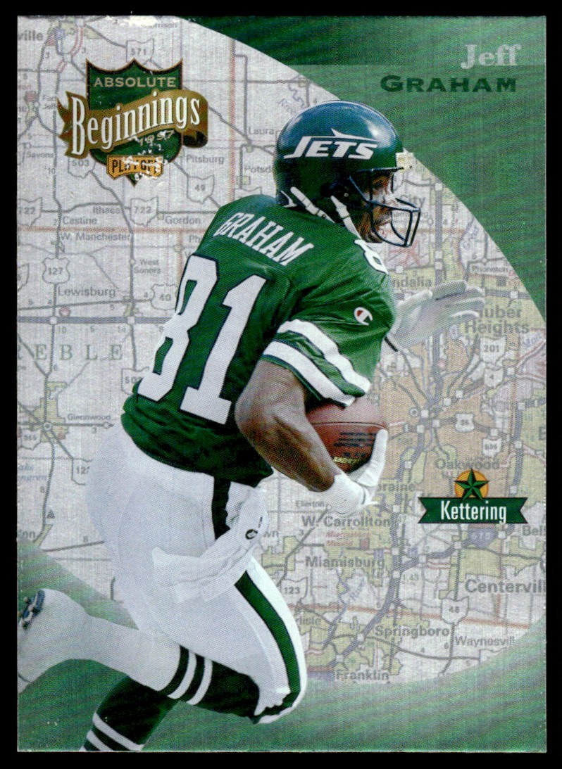 1997 Absolute Beginnings Jeff Graham New York Jets #99 17674