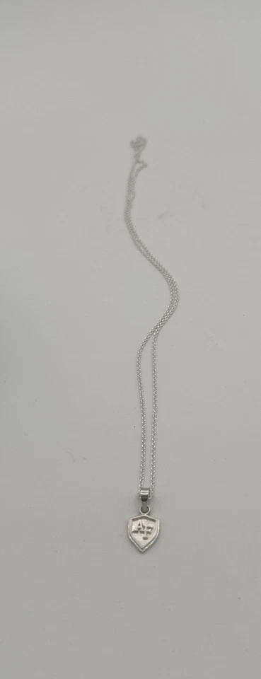 Collar colgante pequeño de plata .925 Dayna Designs Air Force Falcons Foto 3 de 4