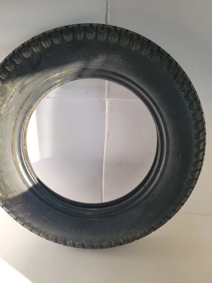 Neumático trasero Avon AM7 MK II Vintage Universal 500-16 Moto 5.00s-16 Harley Barn Find Foto 2 de 4