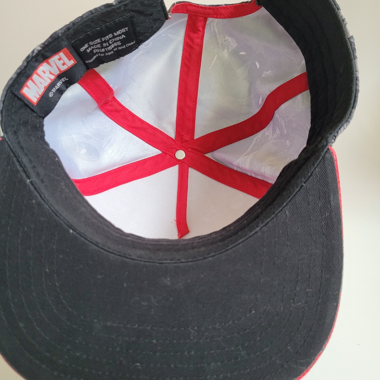 Marvel Comics Deadpool Cap Logo Sublimated All Ov… - image 6