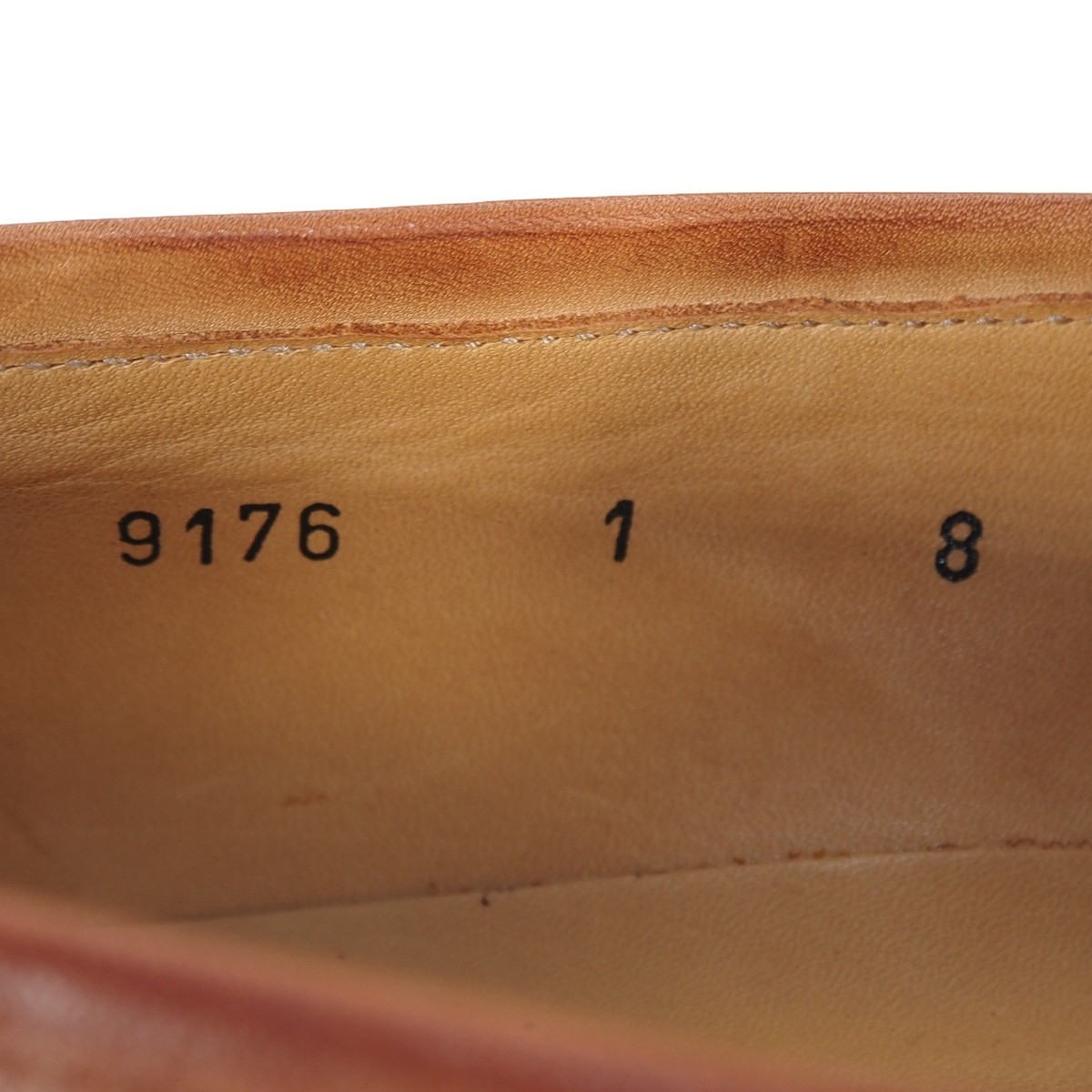 Carlos Santos 9176 Elliot Braga Penny‎ Leather Loafers Men\'s UK 8 US 9 Tan Dress Carlos Santos 9176 Elliot Norte Penny Loafers - The Noble Dandy main image 3