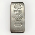 Silver Bar 1 Kilo Silver Bar Suisse .999 Fine Silver