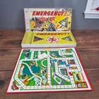 Milton Bradley Emergency! Board Game Kids OS Yellow Good 1974 Vintage TV Show