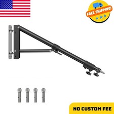 Ring Light Mount - Wall Mount Triangle Boom Arm  4.3ft/130cm Wall Stand Tirpod