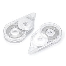 2 Pcs Correction Tape, 98.43 Ft, 0.2 in Width, White Wrong Out Instant