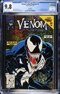 Venom Lethal Protector #1 Gold Edition! CGC 9.8 Rare 1993 Stunning Book!